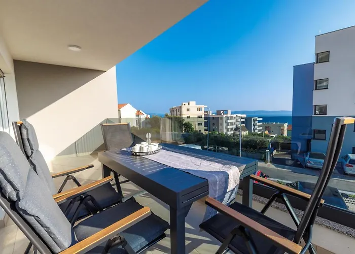Marko - New Sea View With Free Parking 아파트 마카르스카